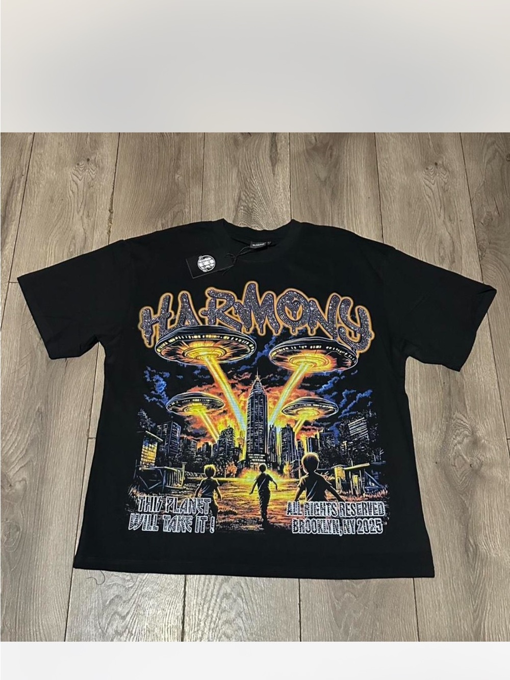 Harmony Graphic Short Sleeve Tee - Black